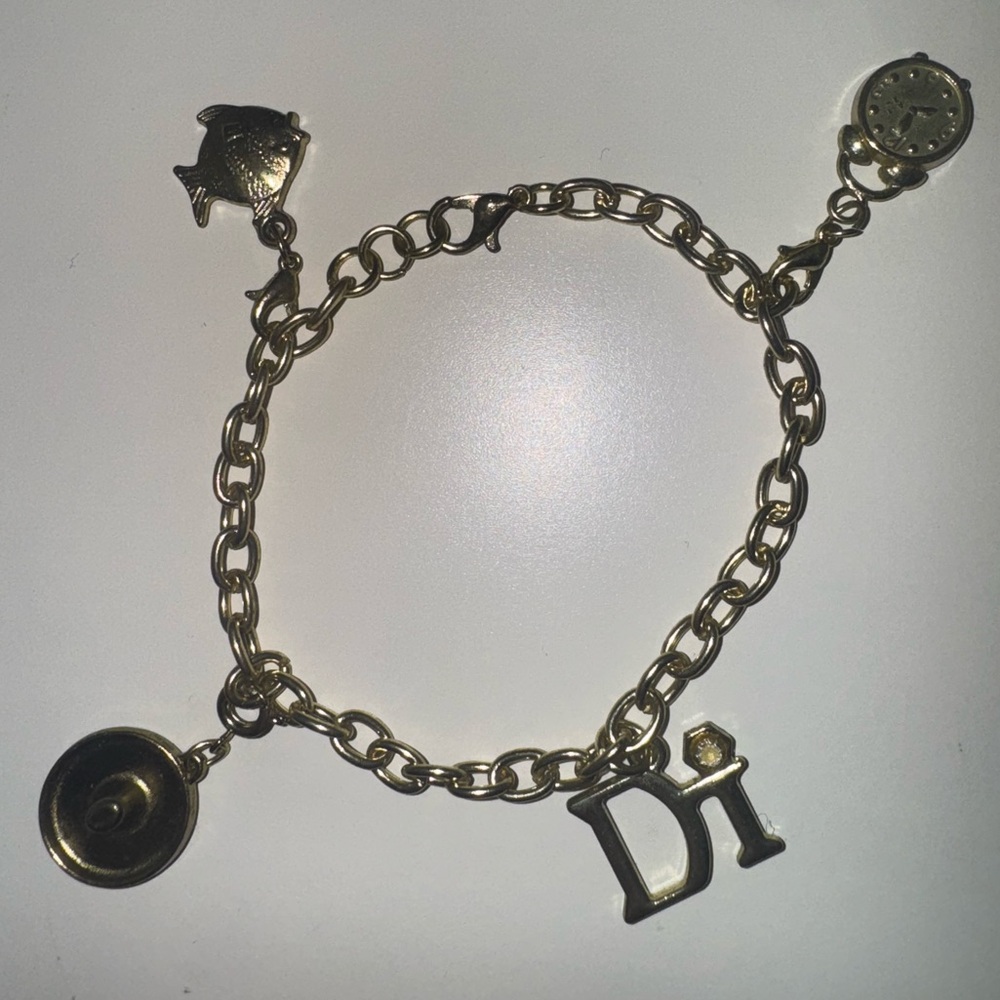 Diamond International Charm Bracelet